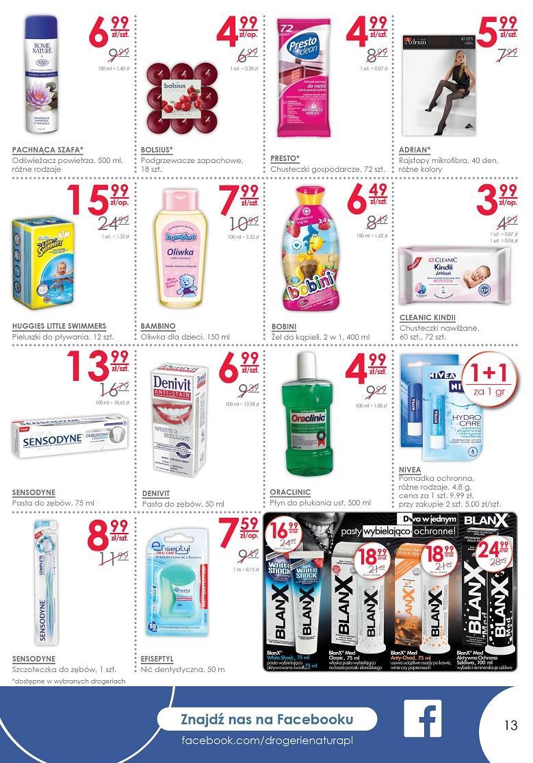 Gazetka promocyjna Drogerie Natura str. 13