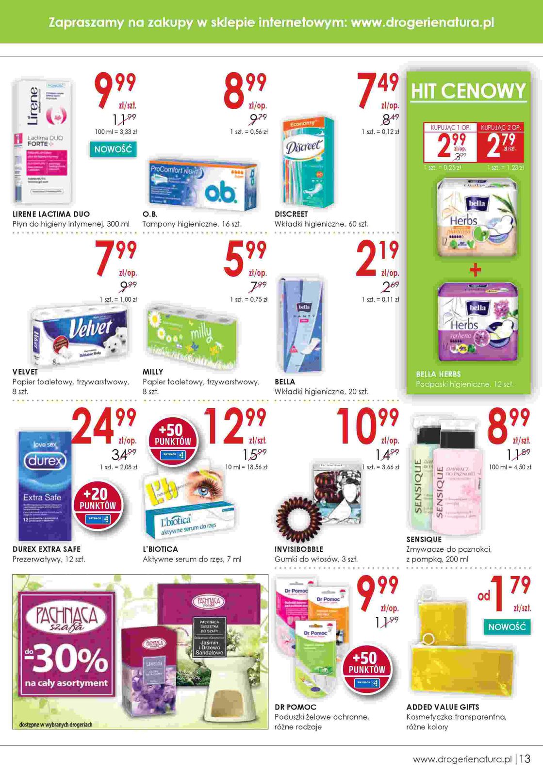 Gazetka promocyjna Drogerie Natura str. 13
