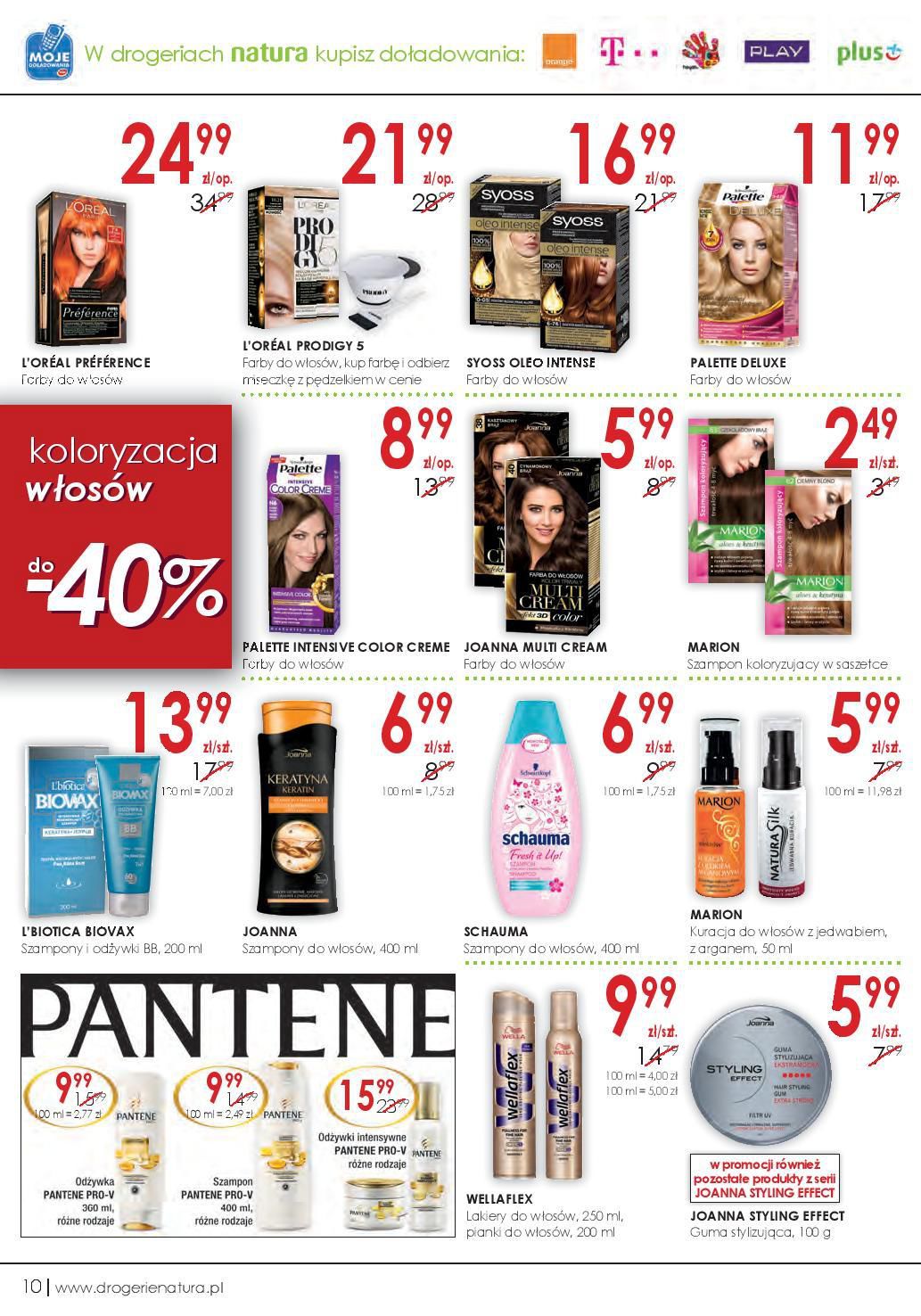 Gazetka promocyjna Drogerie Natura str. 10