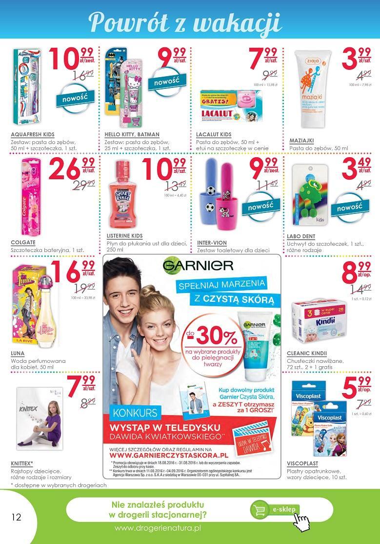 Gazetka promocyjna Drogerie Natura str. 12