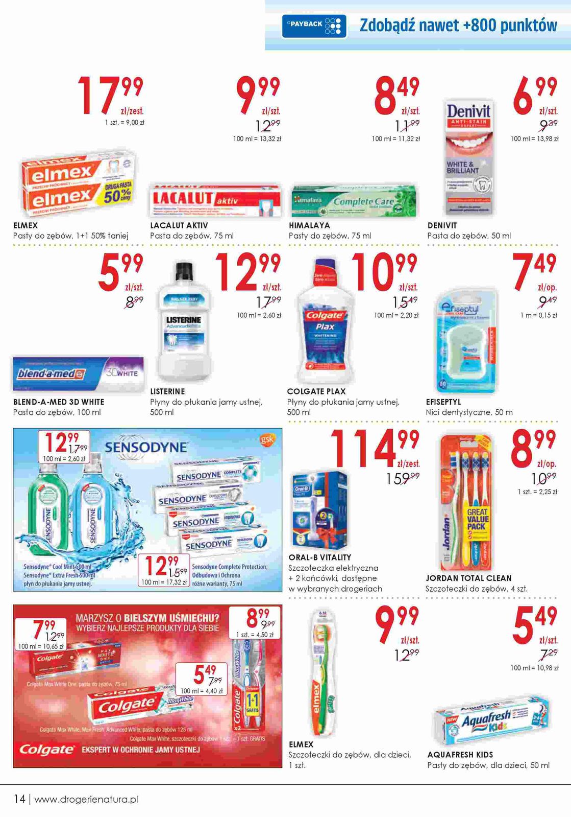 Gazetka promocyjna Drogerie Natura str. 14