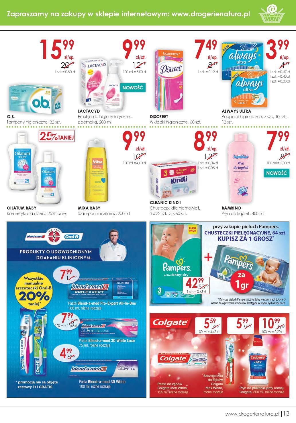 Gazetka promocyjna Drogerie Natura str. 13