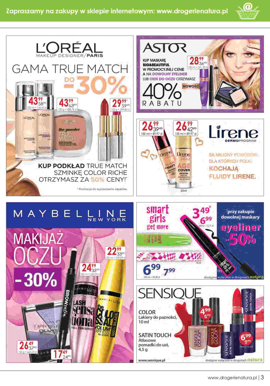 Gazetka promocyjna Drogerie Natura str. 3