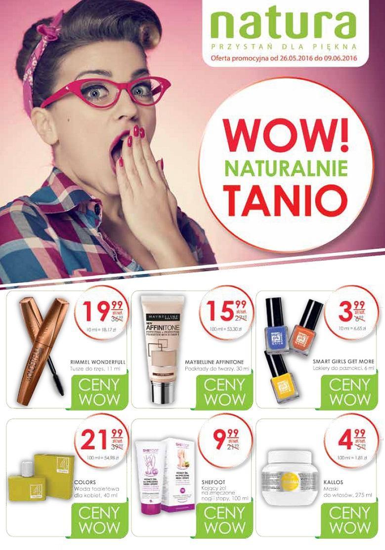Gazetka promocyjna Drogerie Natura str. 1
