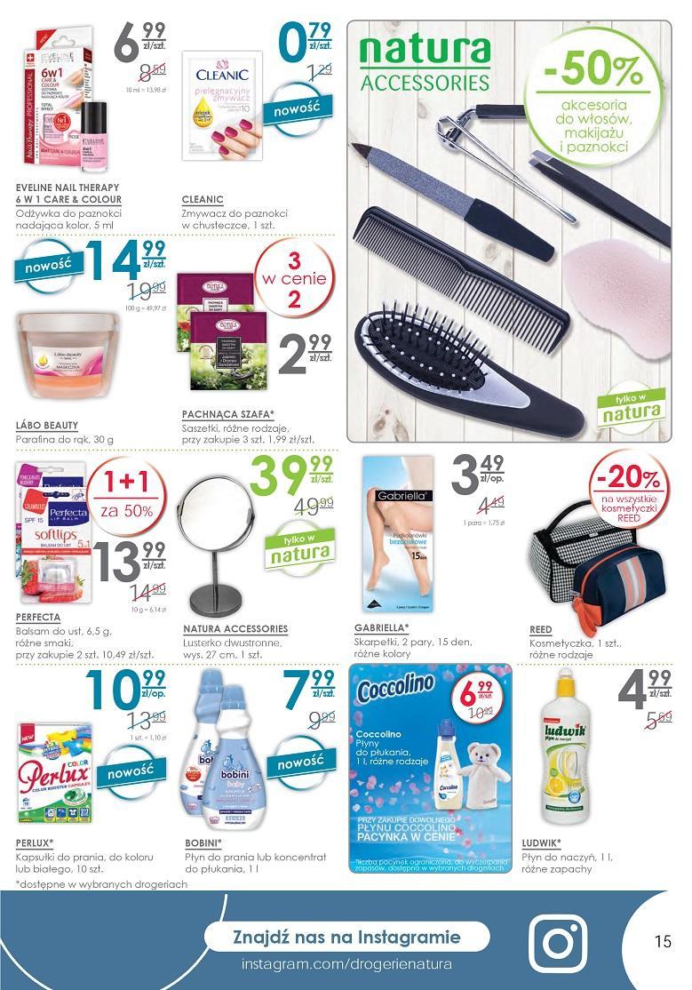 Gazetka promocyjna Drogerie Natura str. 15