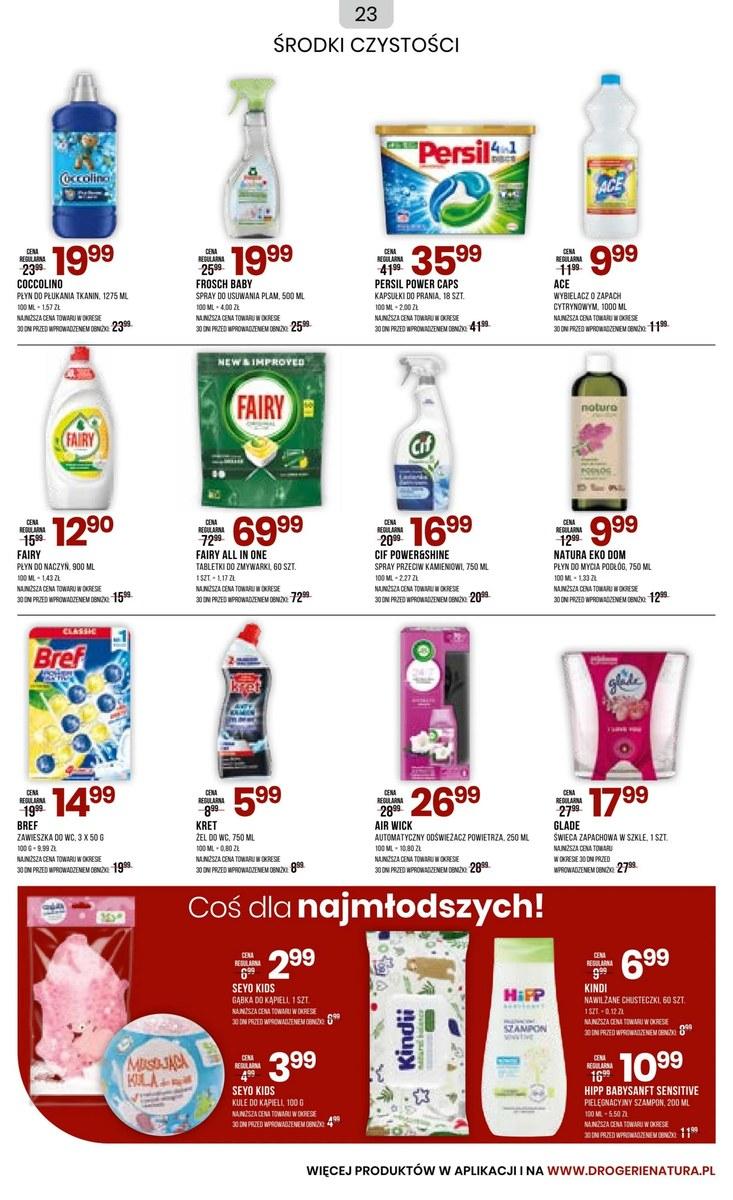 Gazetka promocyjna Drogerie Natura str. 23