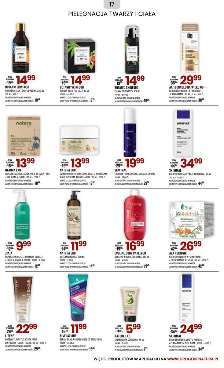 Gazetka promocyjna Drogerie Natura str. 17