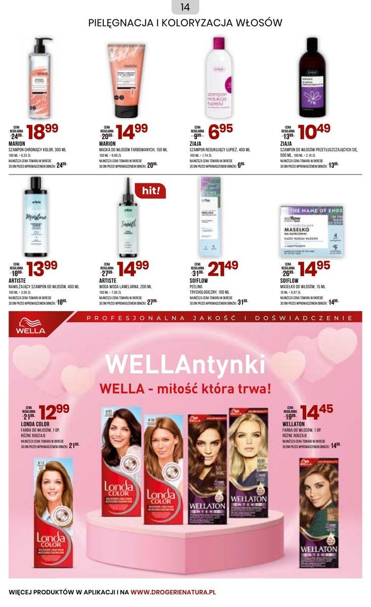 Gazetka promocyjna Drogerie Natura str. 14