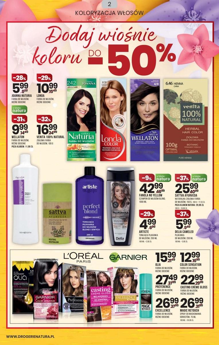 Gazetka promocyjna Drogerie Natura str. 2