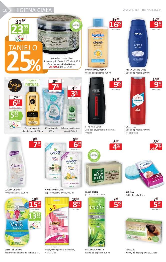 Gazetka promocyjna Drogerie Natura str. 10