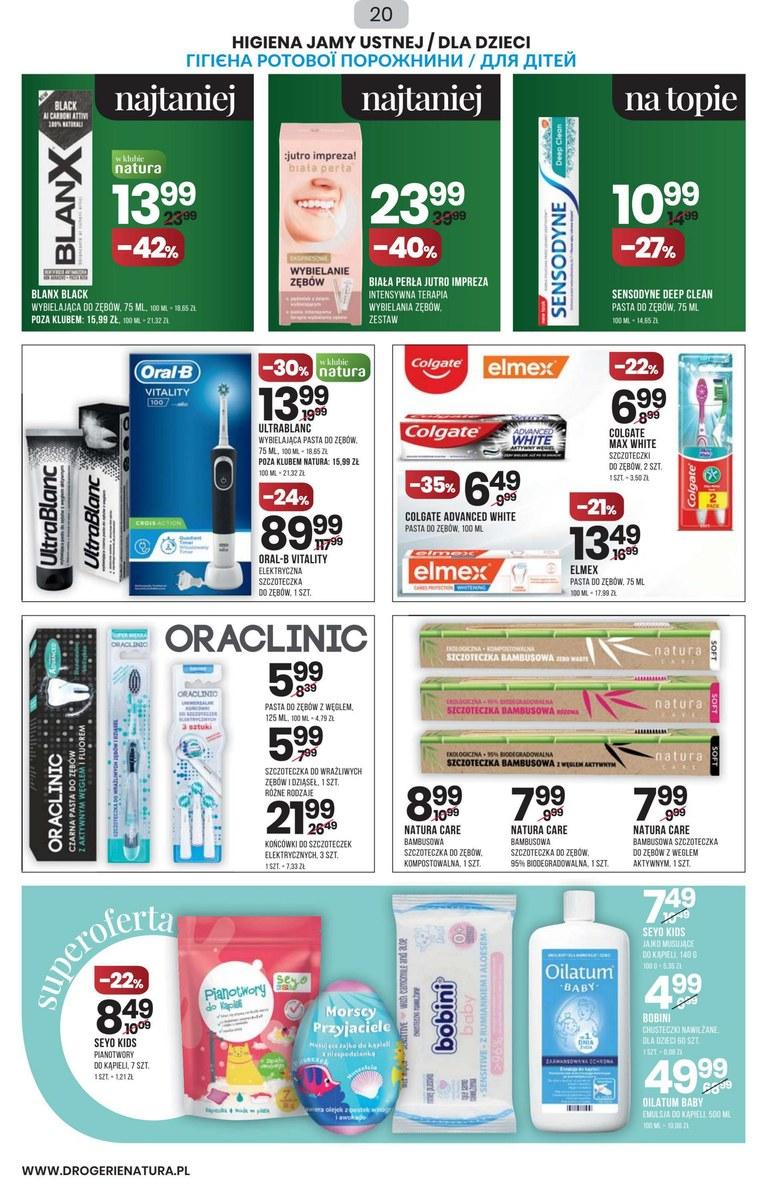 Gazetka promocyjna Drogerie Natura str. 20