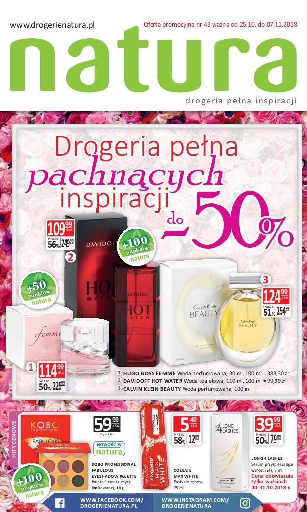 Gazetka promocyjna Drogerie Natura str. 1
