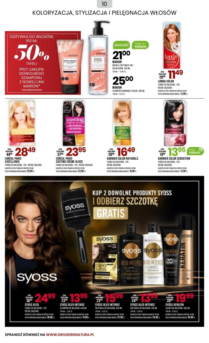 Gazetka promocyjna Drogerie Natura str. 10