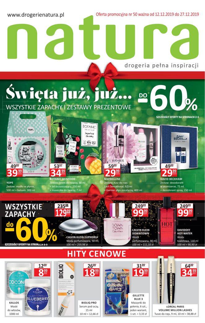 Gazetka promocyjna Drogerie Natura str. 1