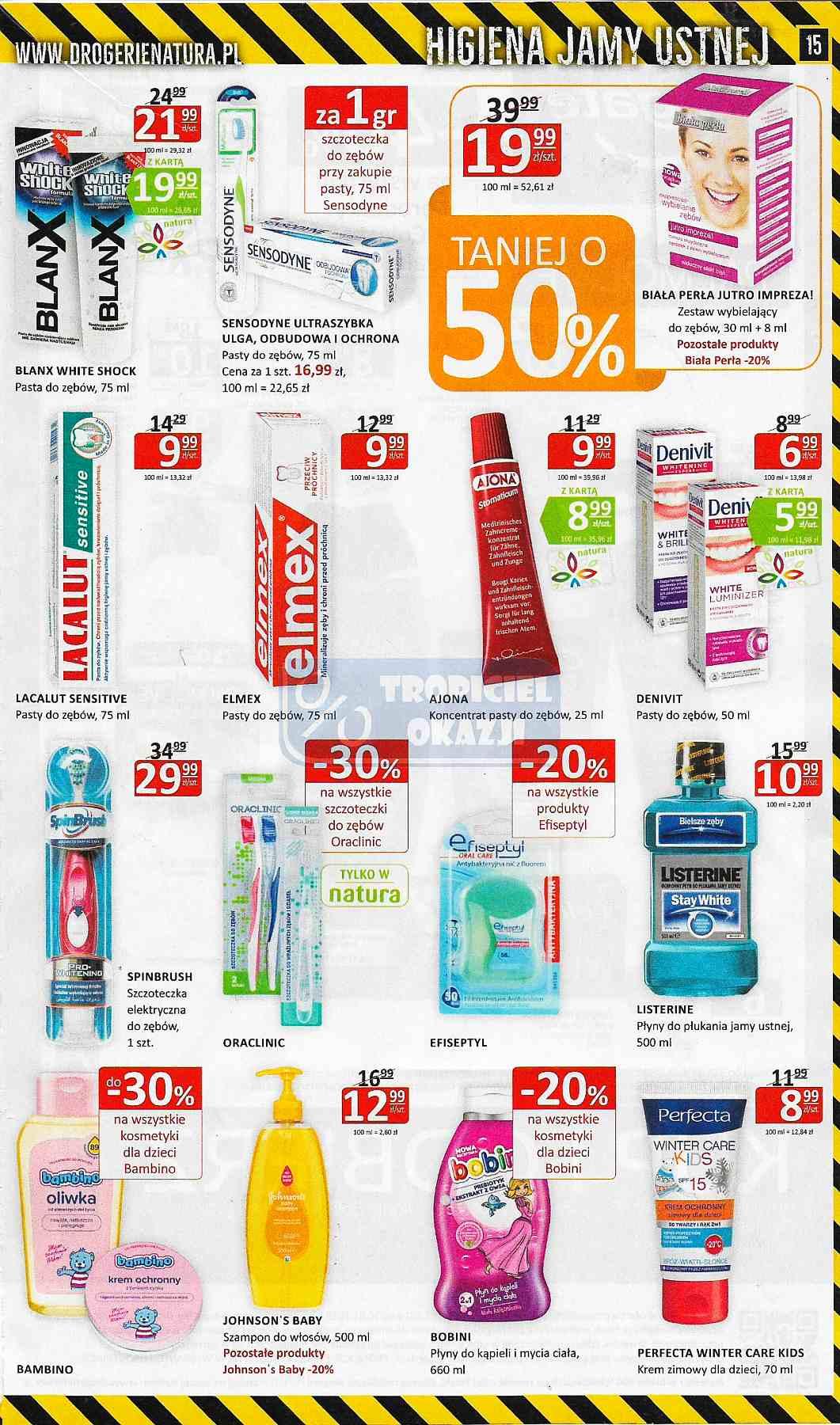 Gazetka promocyjna Drogerie Natura str. 15