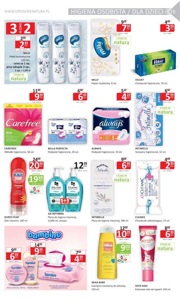 Gazetka promocyjna Drogerie Natura str. 15
