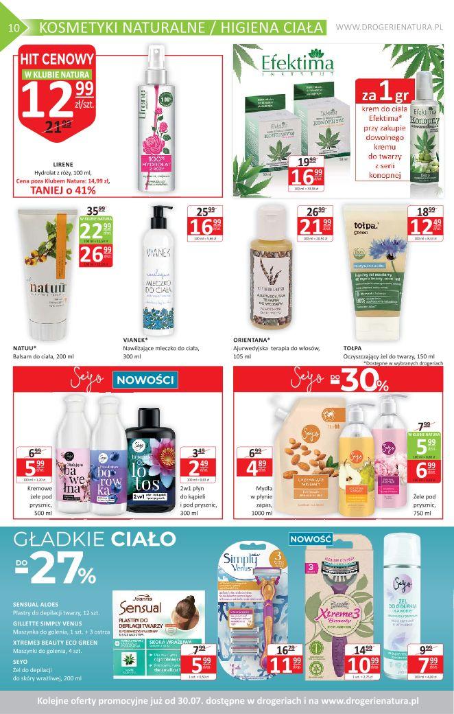 Gazetka promocyjna Drogerie Natura str. 10