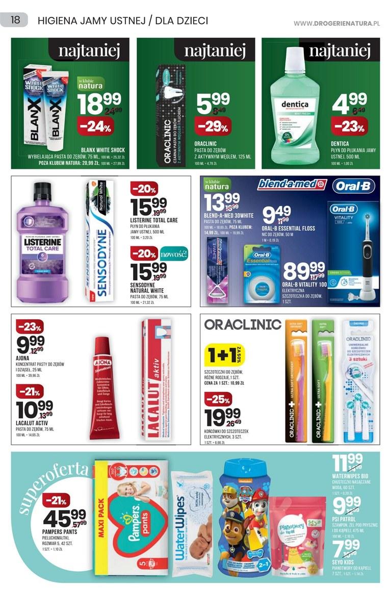 Gazetka promocyjna Drogerie Natura str. 18