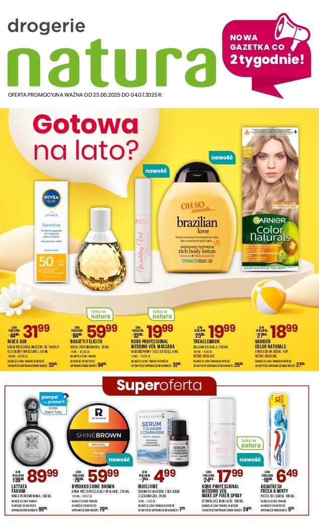 Gazetka promocyjna Drogerie Natura str. 1