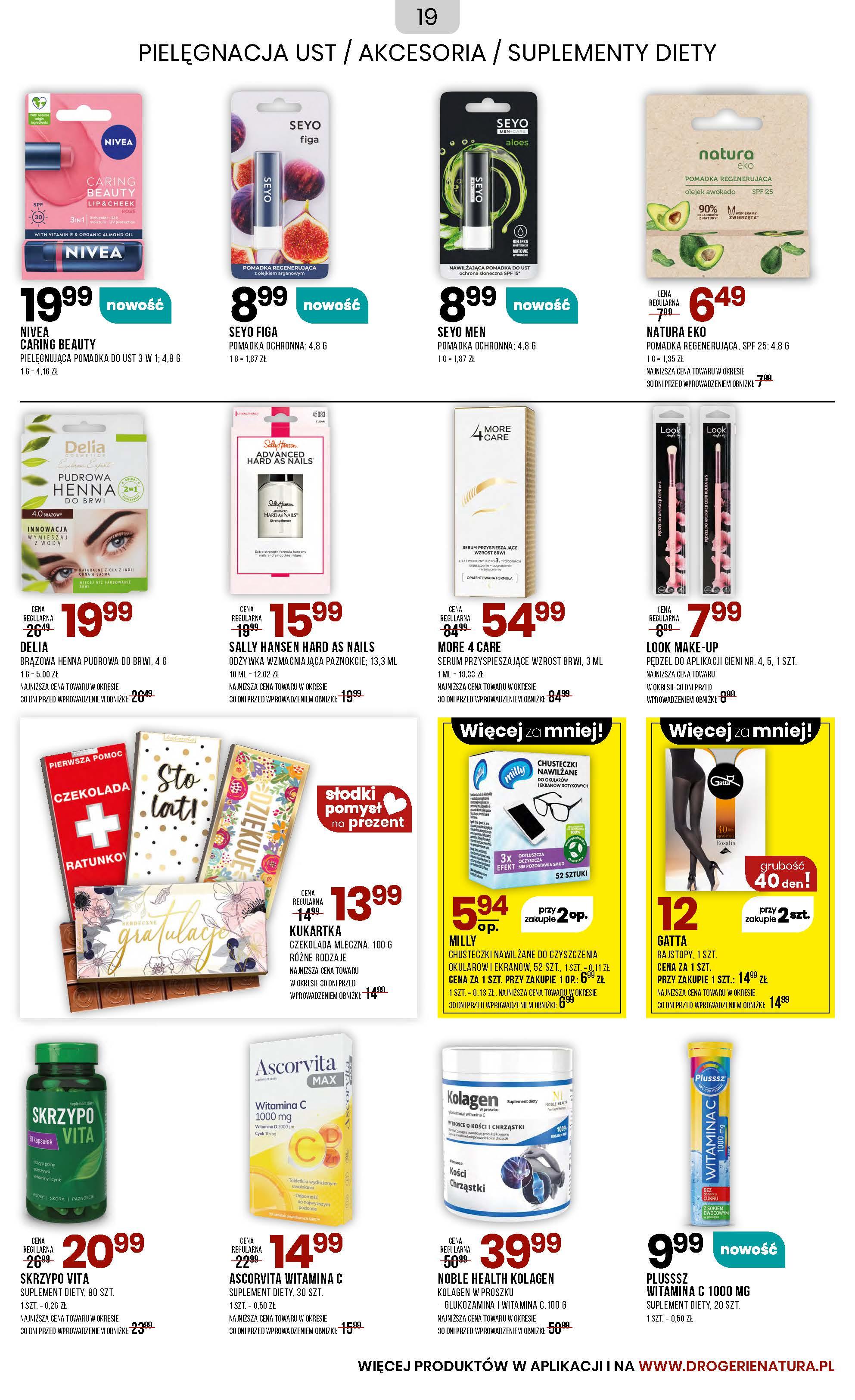 Gazetka promocyjna Drogerie Natura str. 19