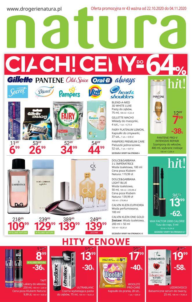 Gazetka promocyjna Drogerie Natura str. 1