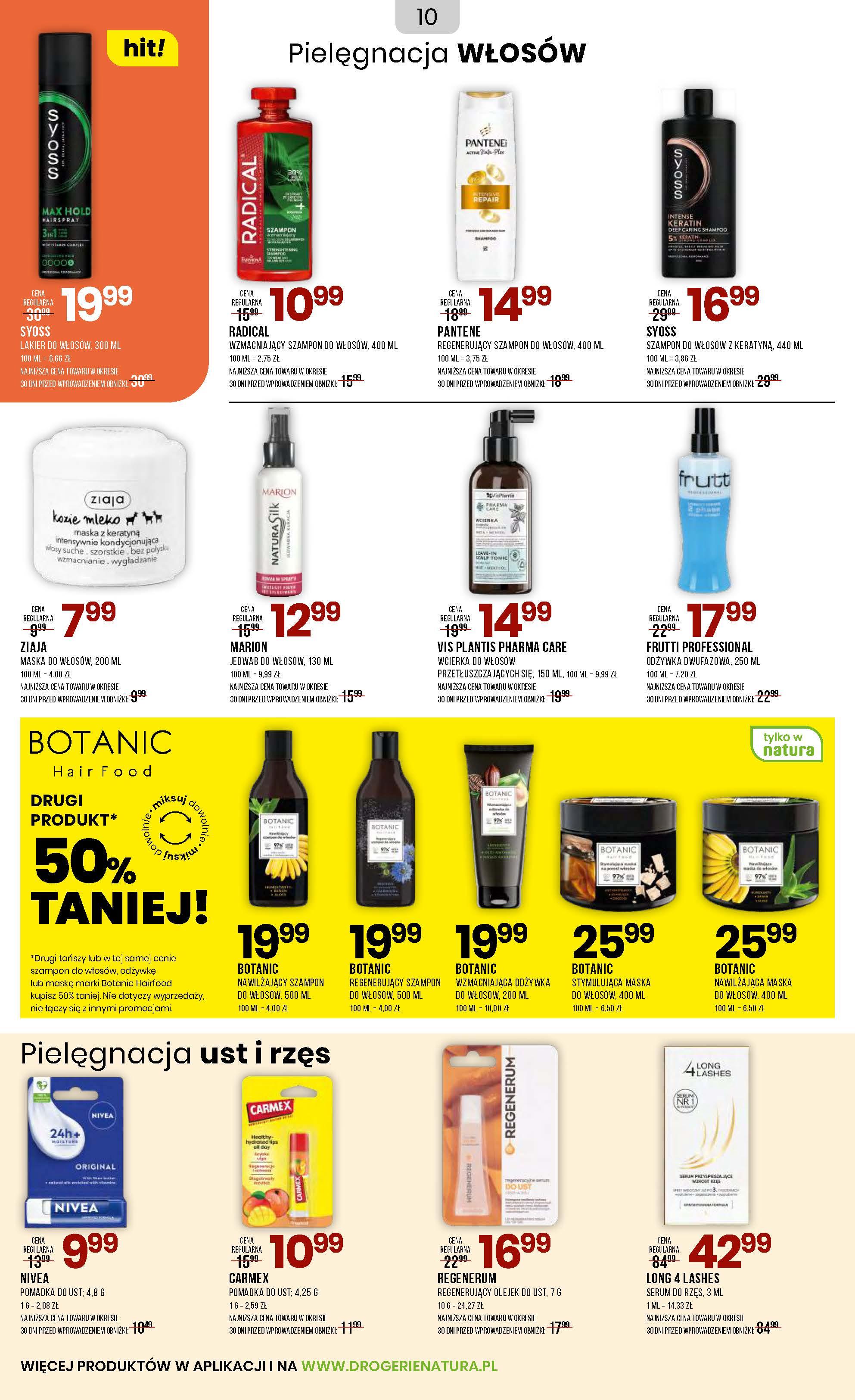 Gazetka promocyjna Drogerie Natura str. 10