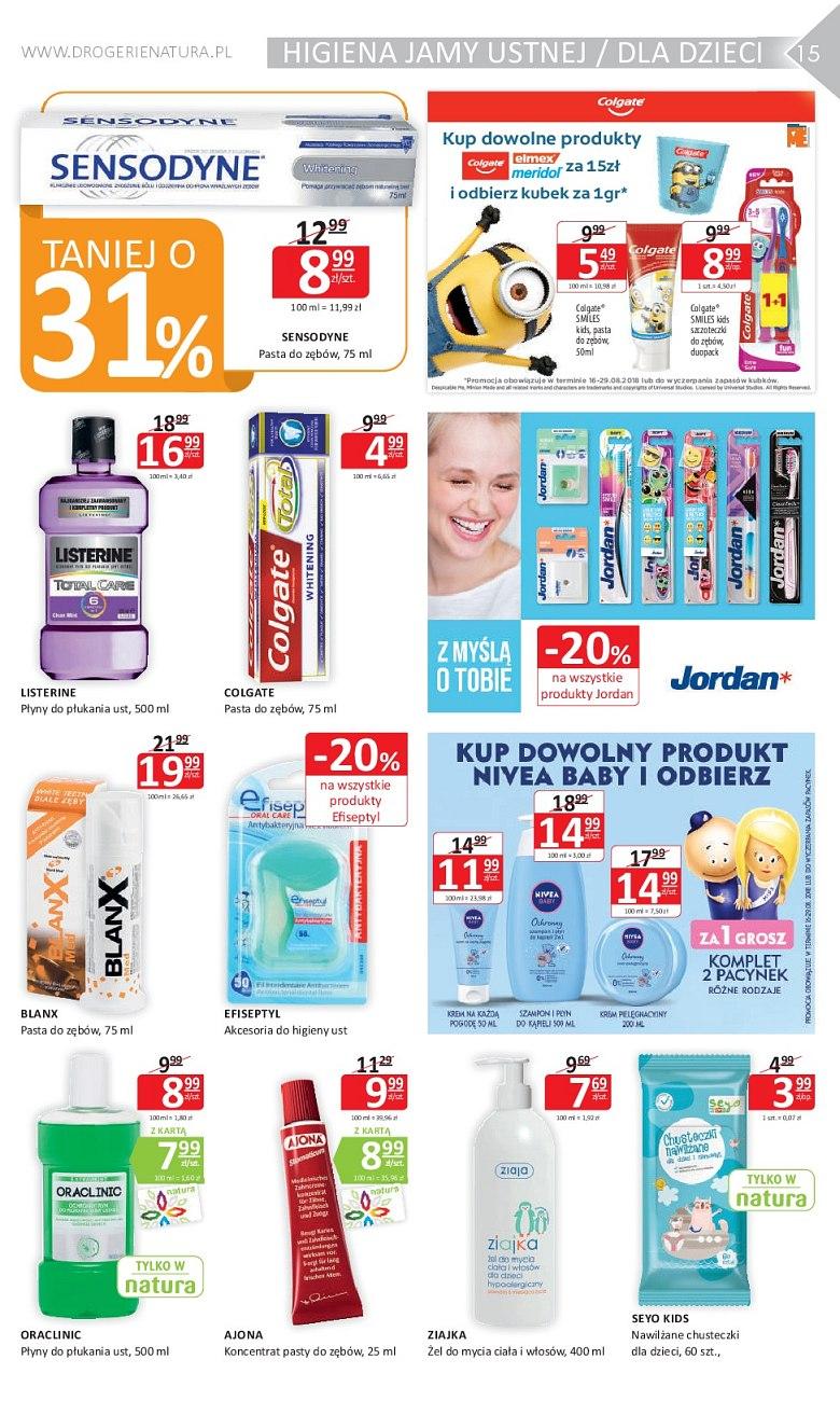 Gazetka promocyjna Drogerie Natura str. 15