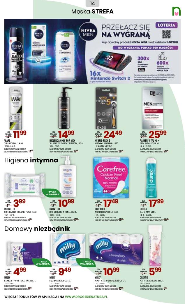 Gazetka promocyjna Drogerie Natura str. 14