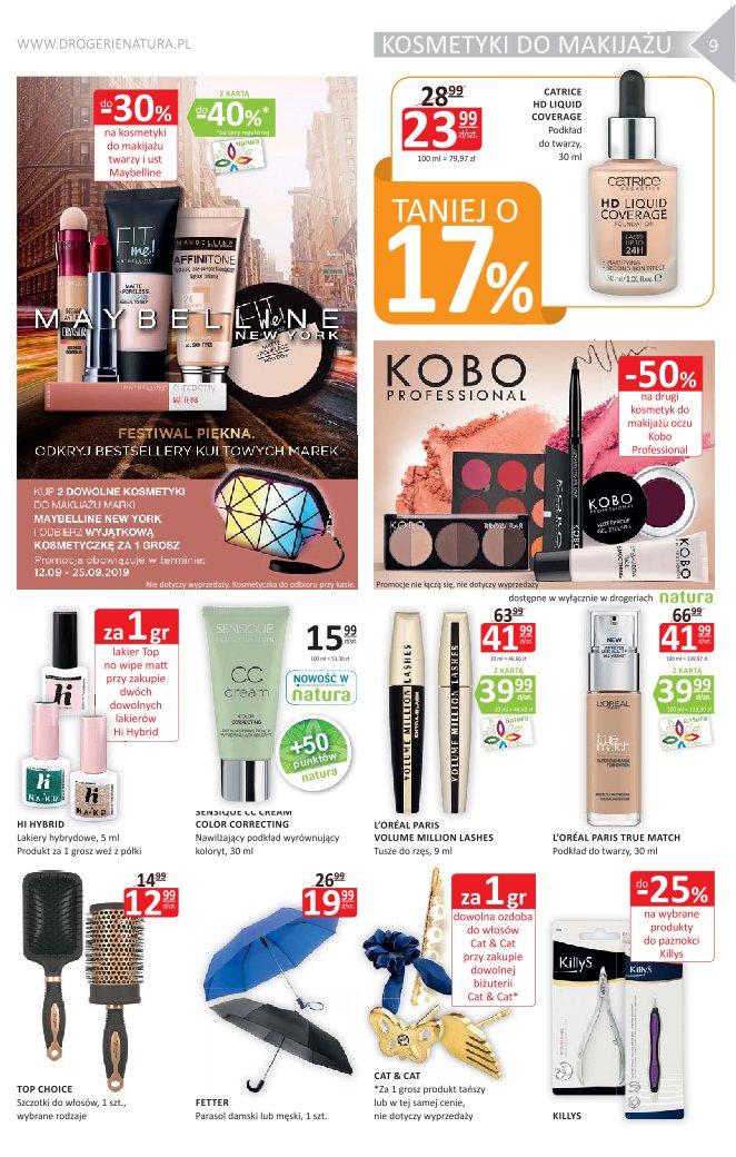 Gazetka promocyjna Drogerie Natura str. 9