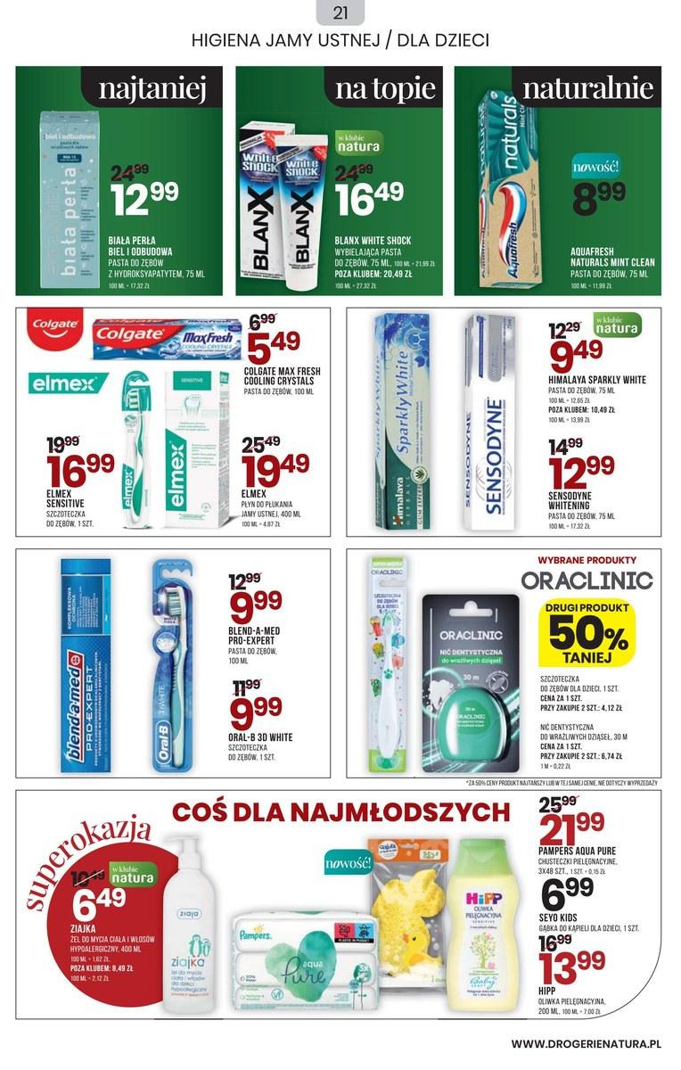 Gazetka promocyjna Drogerie Natura str. 21
