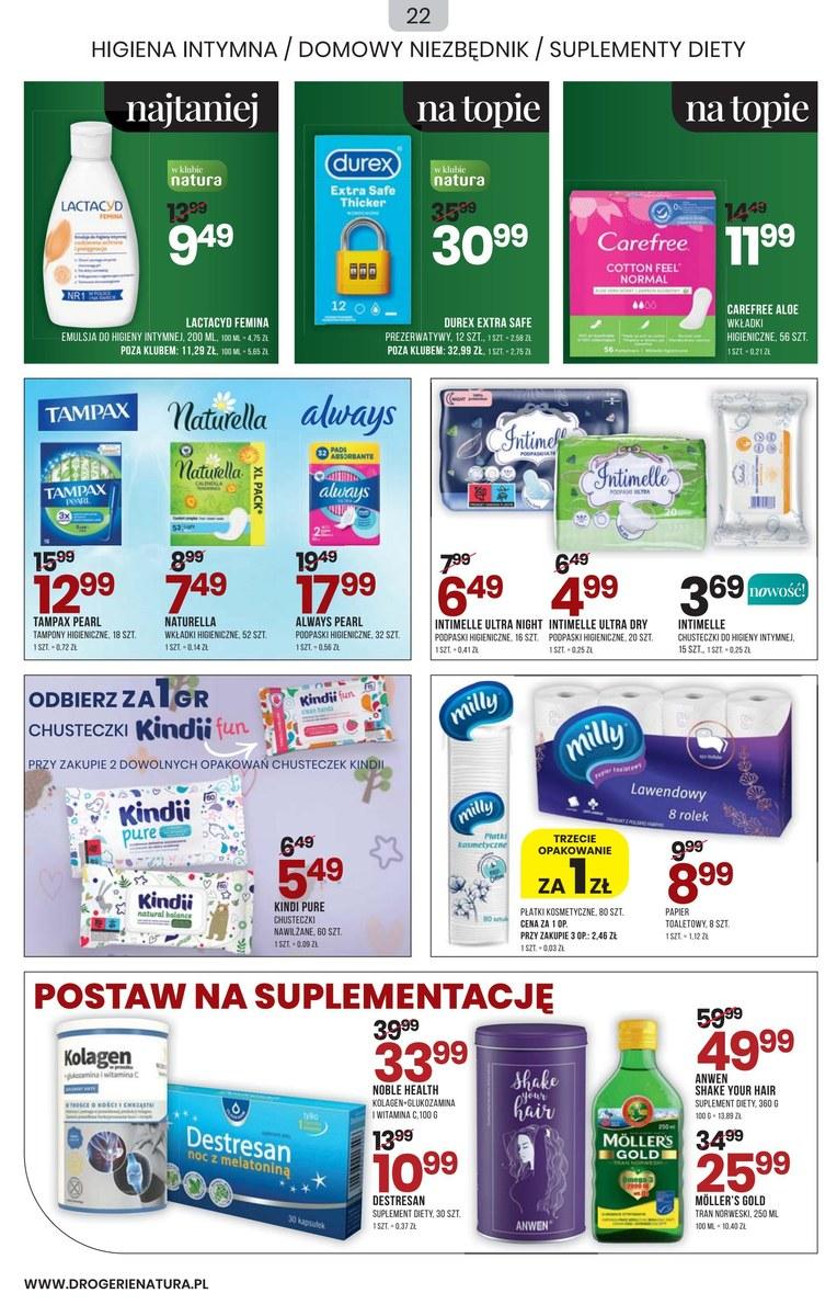 Gazetka promocyjna Drogerie Natura str. 22