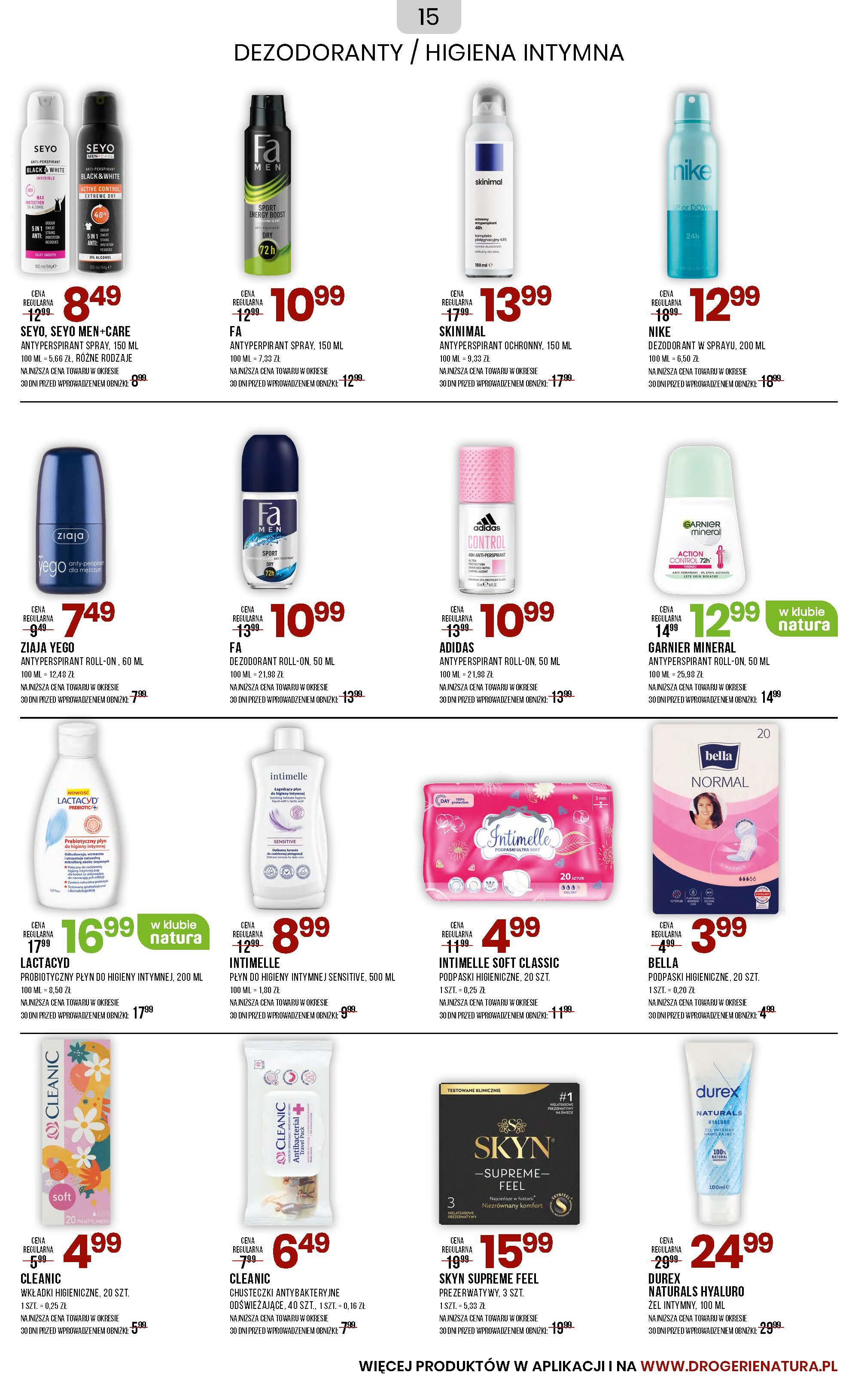 Gazetka promocyjna Drogerie Natura str. 15
