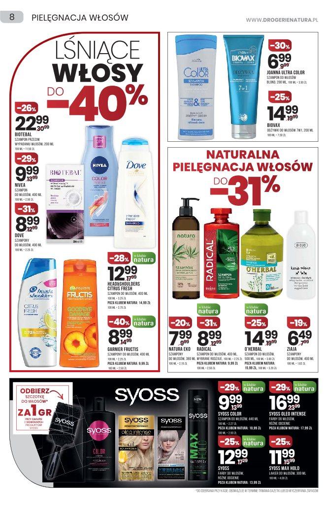 Gazetka promocyjna Drogerie Natura str. 8