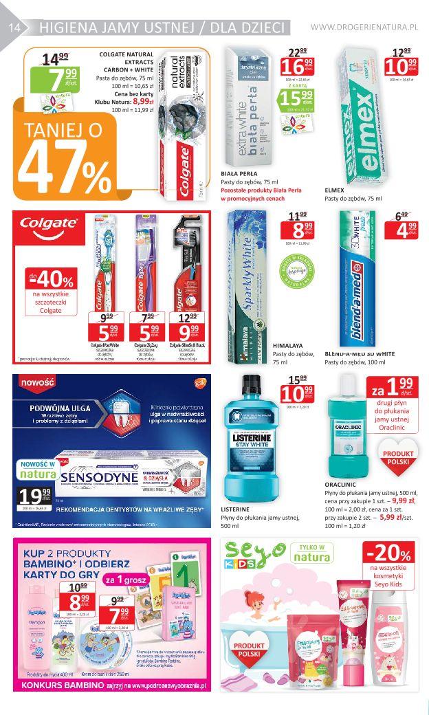 Gazetka promocyjna Drogerie Natura str. 14