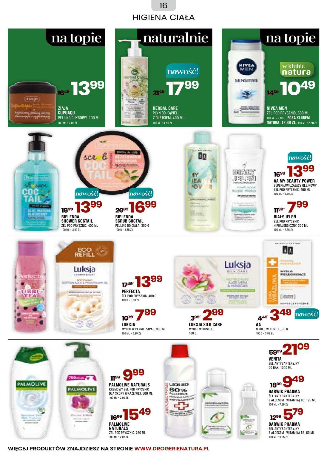 Gazetka promocyjna Drogerie Natura str. 16