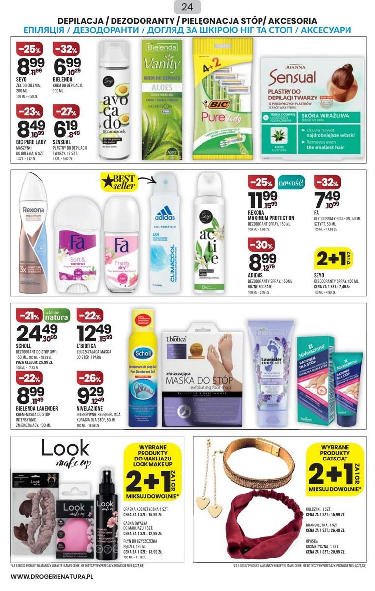 Gazetka promocyjna Drogerie Natura str. 24