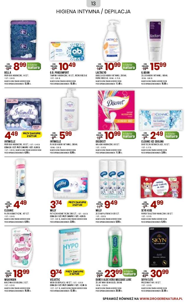 Gazetka promocyjna Drogerie Natura str. 13