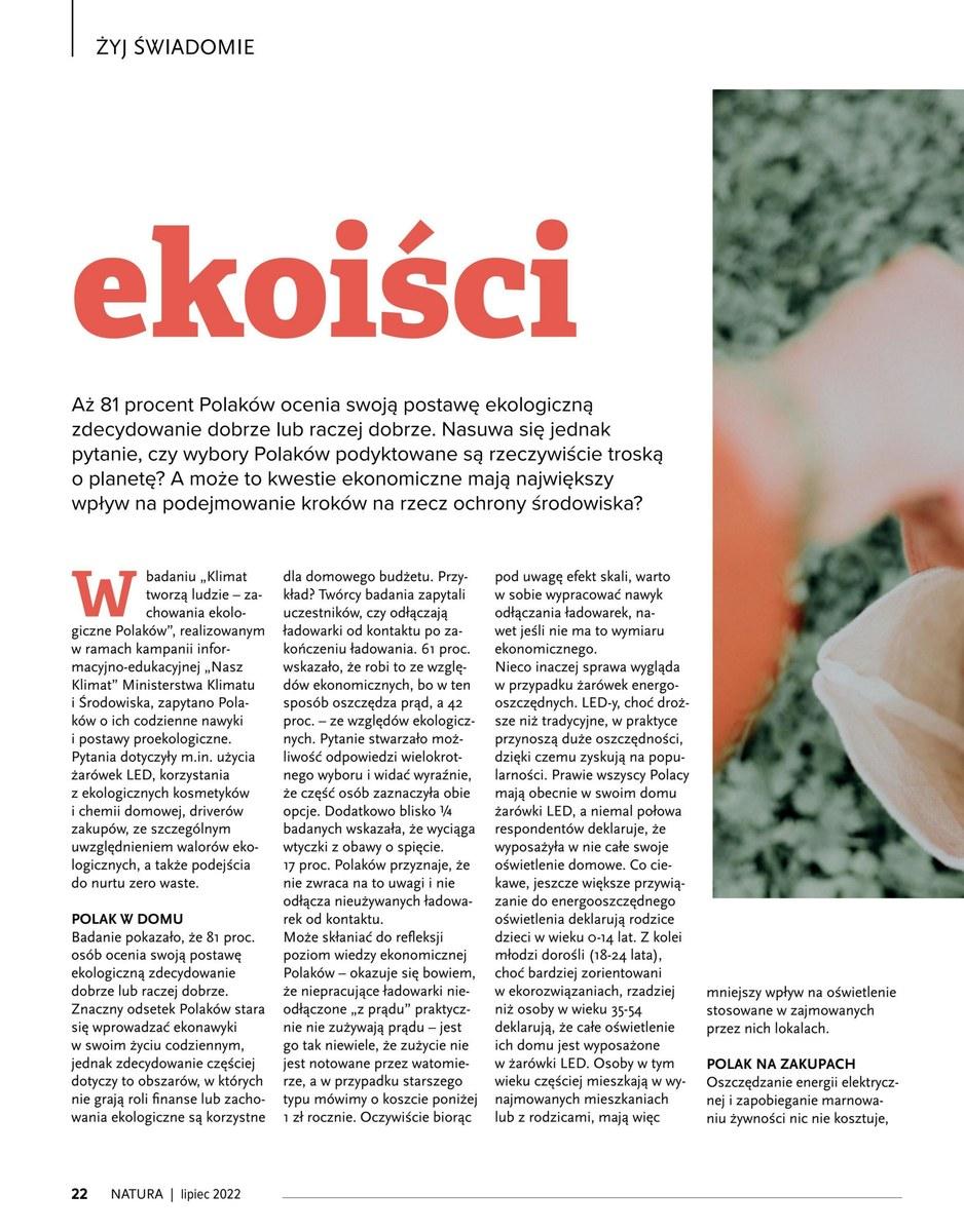 Gazetka promocyjna Drogerie Natura str. 22