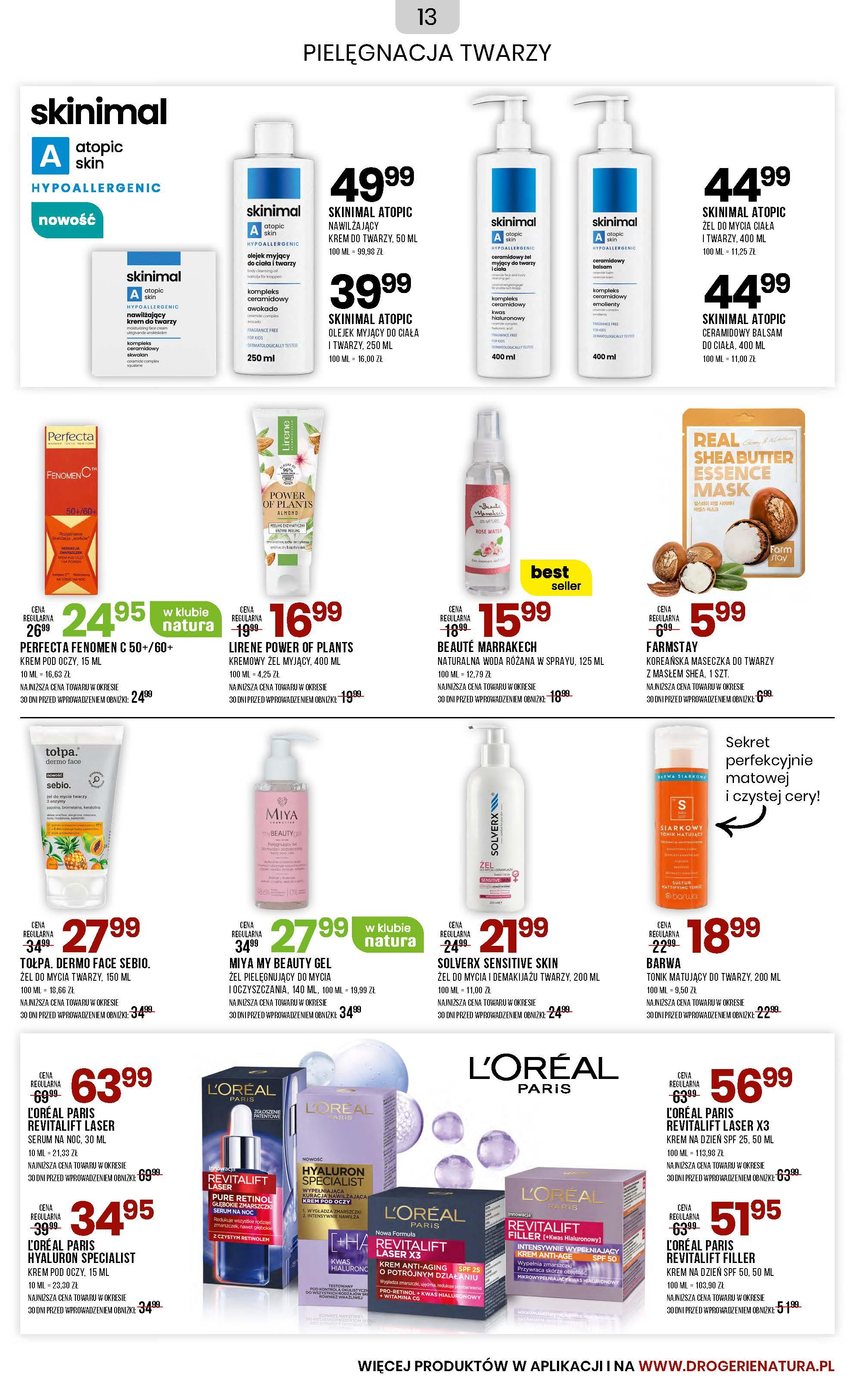 Gazetka promocyjna Drogerie Natura str. 13