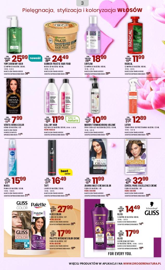 Gazetka promocyjna Drogerie Natura str. 3