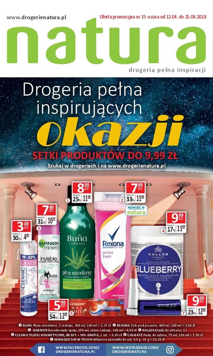 Gazetka promocyjna Drogerie Natura str. 1