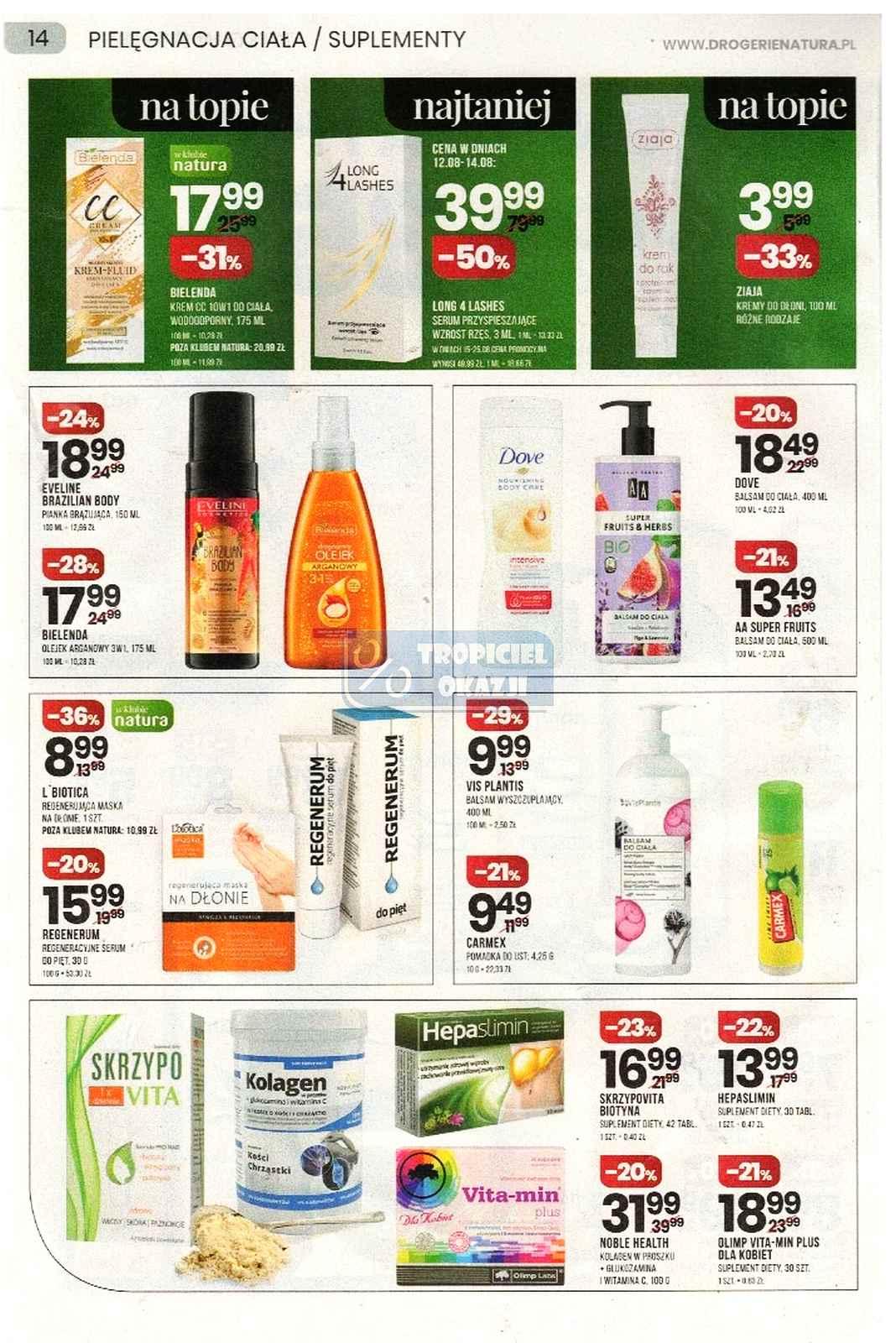 Gazetka promocyjna Drogerie Natura str. 14
