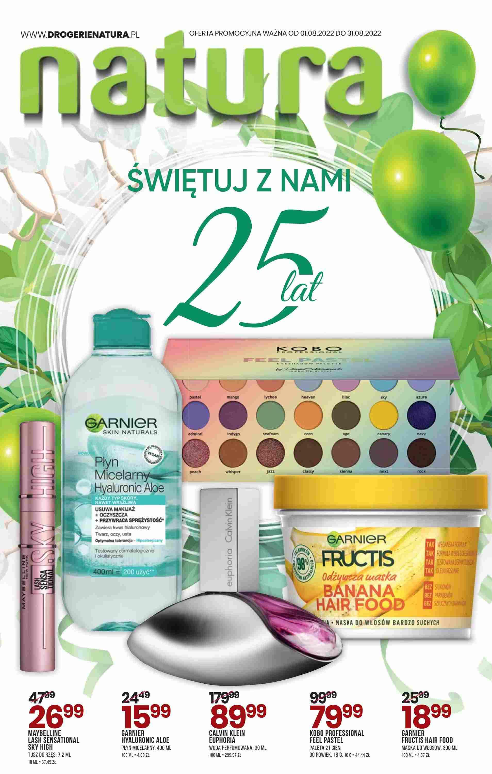 Gazetka promocyjna Drogerie Natura str. 1