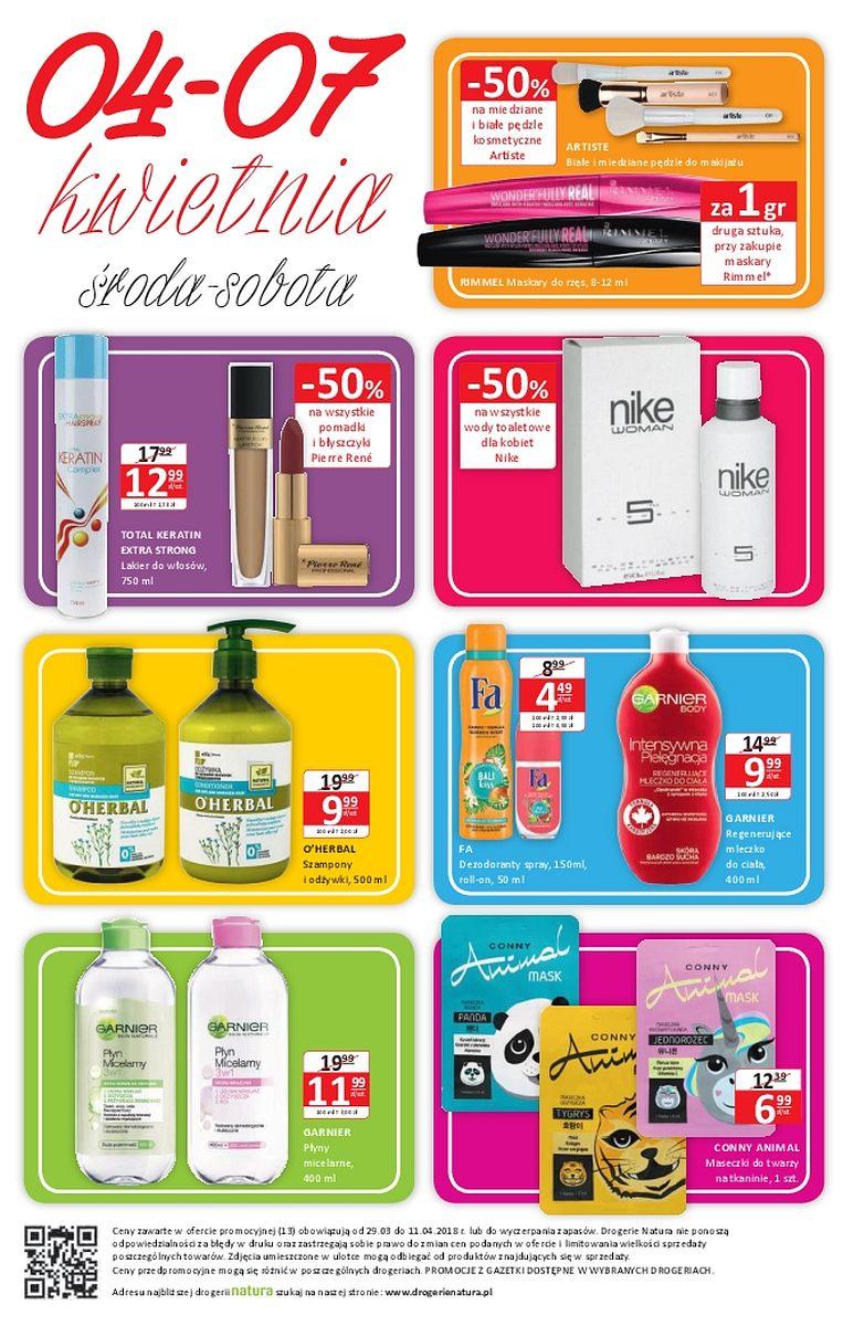 Gazetka promocyjna Drogerie Natura str. 18