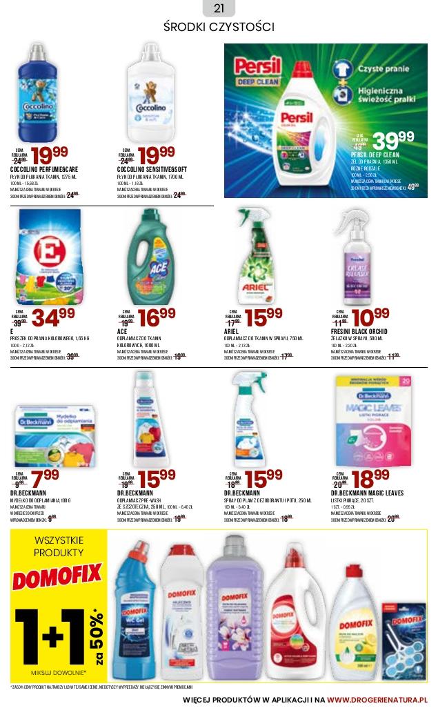 Gazetka promocyjna Drogerie Natura str. 21
