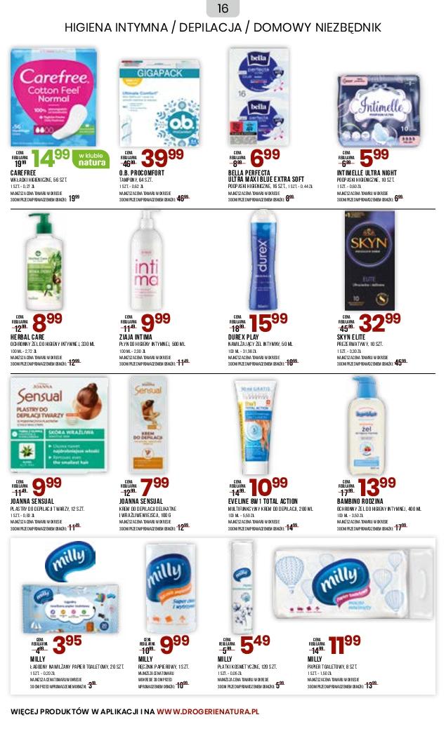 Gazetka promocyjna Drogerie Natura str. 16