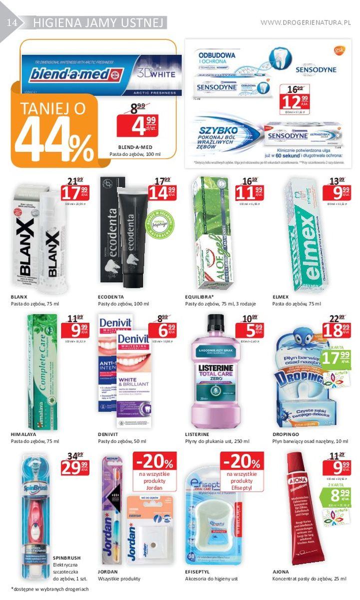 Gazetka promocyjna Drogerie Natura str. 14