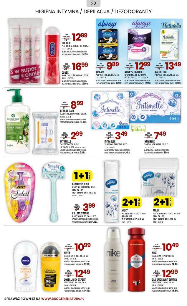Gazetka promocyjna Drogerie Natura str. 22