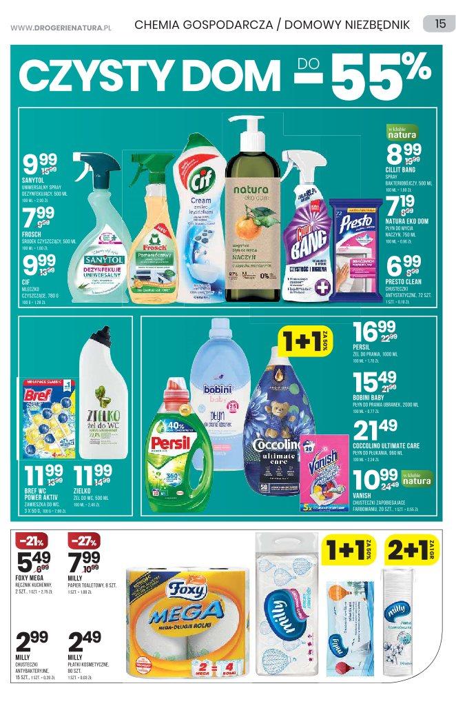 Gazetka promocyjna Drogerie Natura str. 15