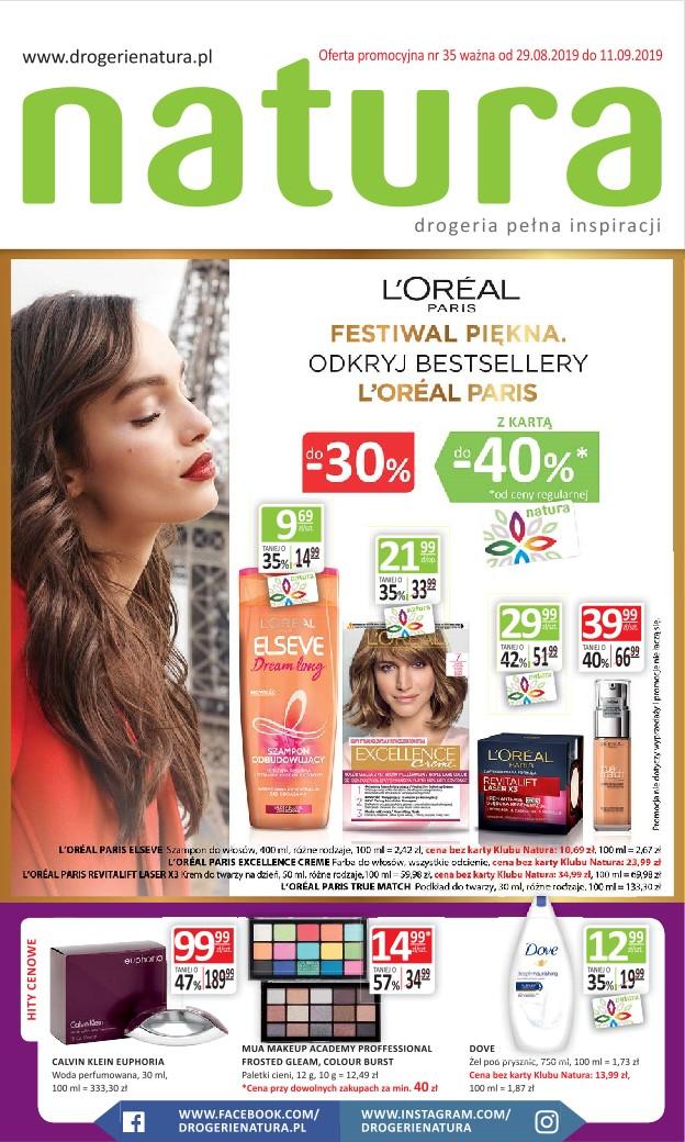 Gazetka promocyjna Drogerie Natura str. 1